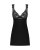 Obsessive Donna Dream babydoll - сексуальная сорочка с кружевом и стринги, XS/S (чёрный)